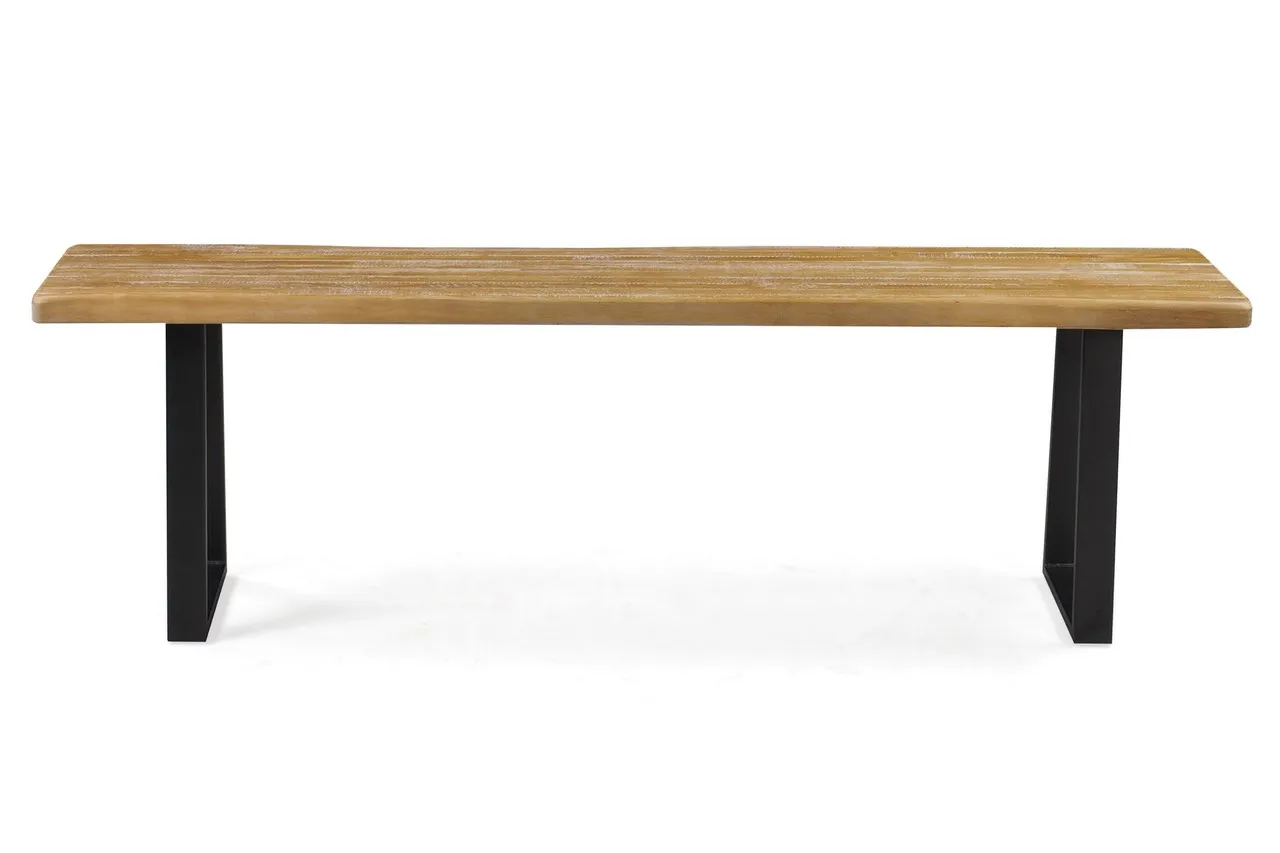 Banco York Live Edge Industrial